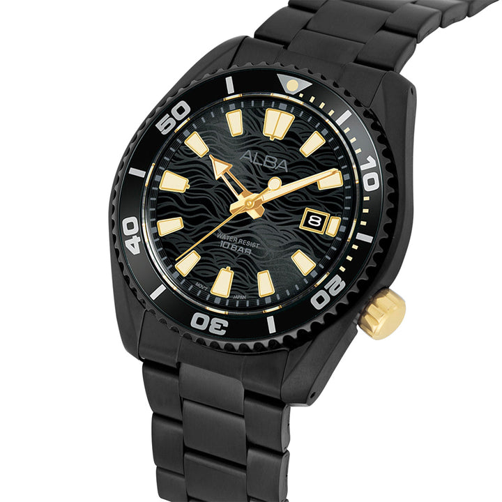 AS9R63X1 Black Surf Dial Water Resistant