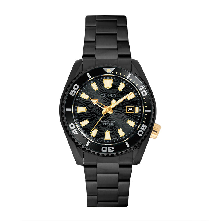 AS9R63X1 Black Surf Dial Water Resistant
