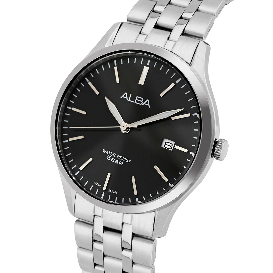 AS9S15X1 Black Dial Watch