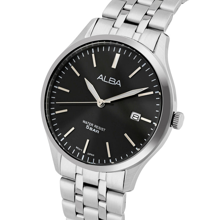 AS9S15X1 Black Dial Watch