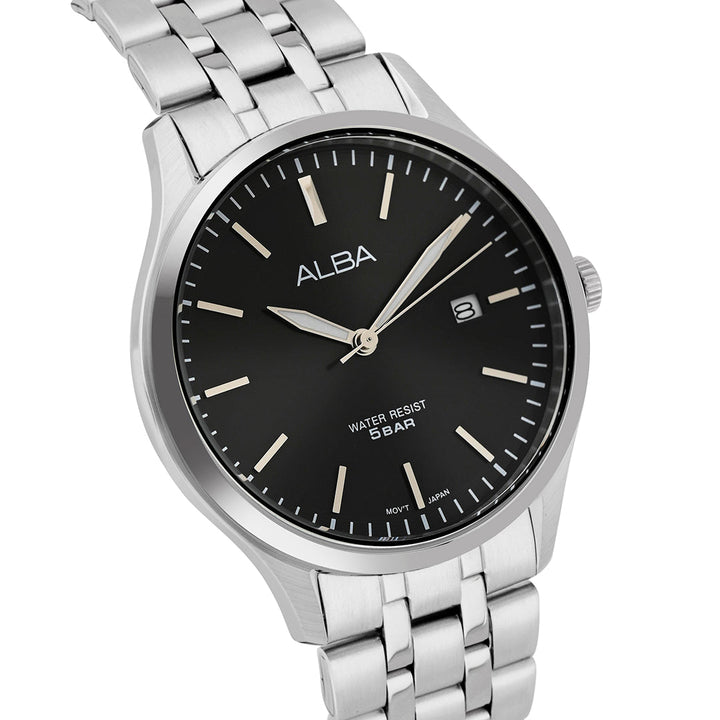 AS9S15X1 Black Dial Watch