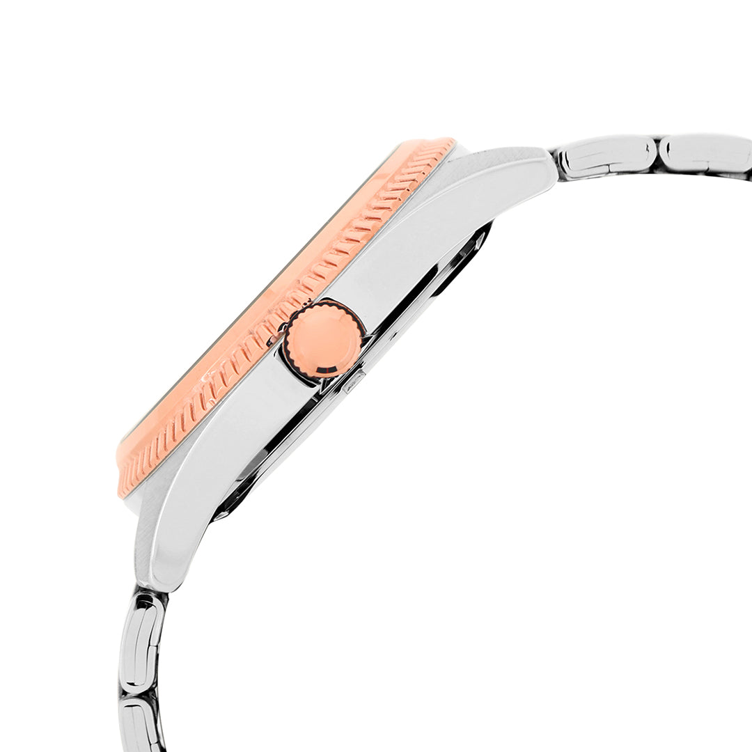 AS9S62X1 Silver White Patterned Dial Watch