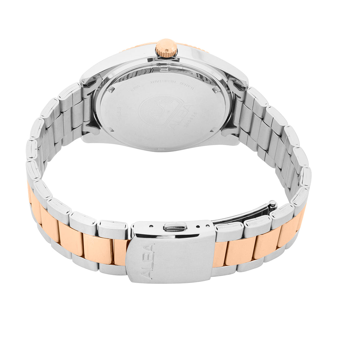 AS9S62X1 Silver White Patterned Dial Watch