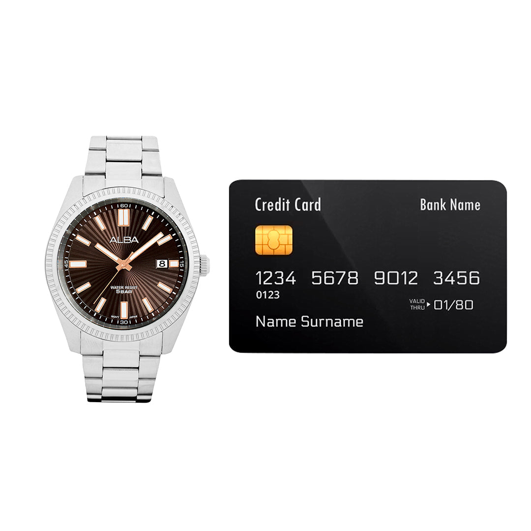 AS9S65X1 Brown Textured Dial Watch