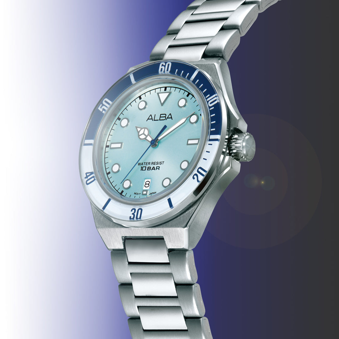Alba AS9W11X1 Blue Dial Men&