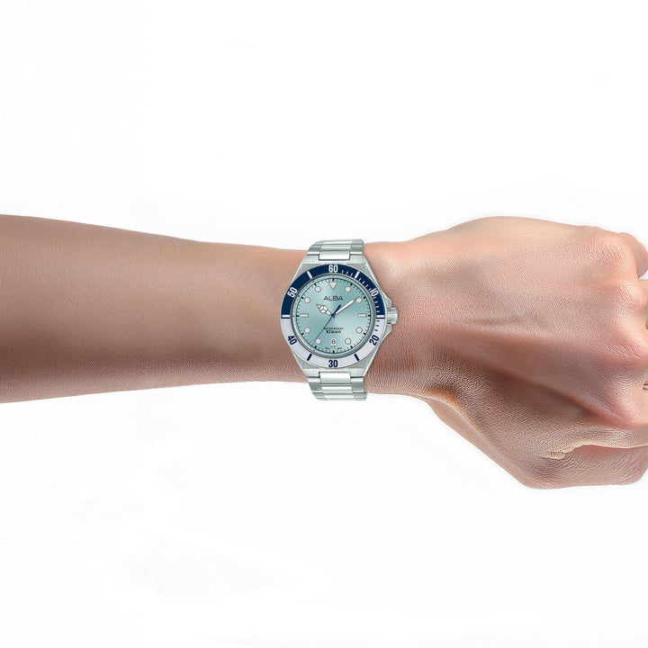 Alba AS9W11X1 Blue Dial Men&