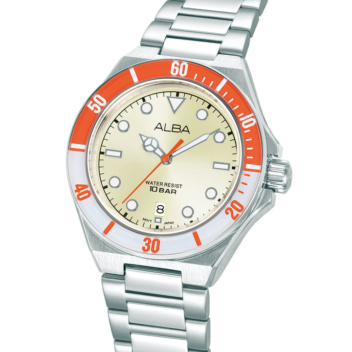 Alba AS9W13X1 Champagne Dial Men&
