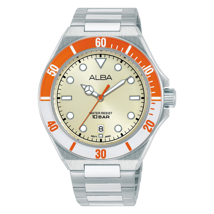Alba AS9W13X1 Champagne Dial Men&