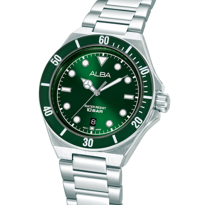 Alba AS9W17X1 Green Dial Men&