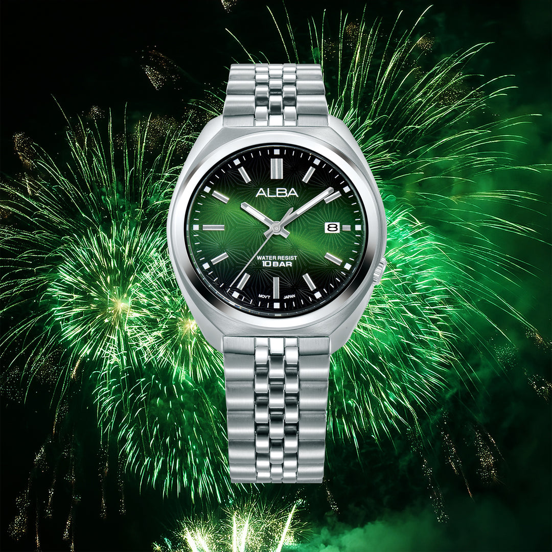 Alba AS9W31X1 Green Dial Men&