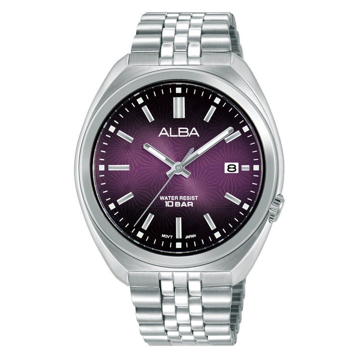 Alba AS9W37X1 Purple Dial Men&