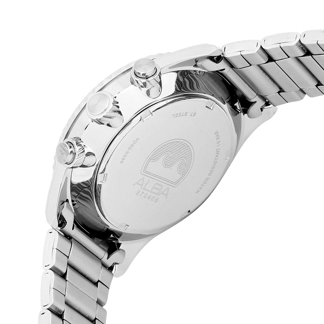 AT3H81X1 Jet Black Dial Chronograph Watch