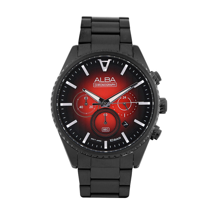 AT3H91X1 Chronograph With Red/Black Dial