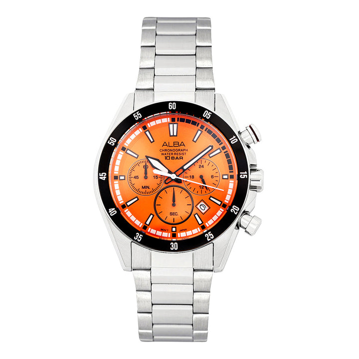 AT3J21X1 Tangerine Dial Chronograph Watch