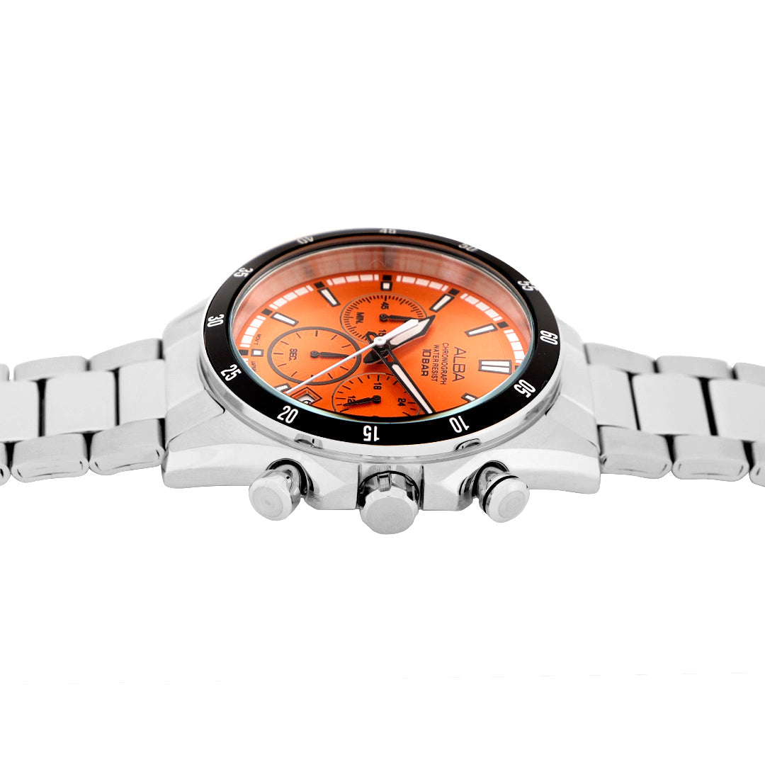 AT3J21X1 Tangerine Dial Chronograph Watch