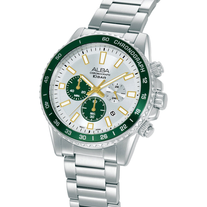 Alba AT3L11X1 Silver Dial Men&