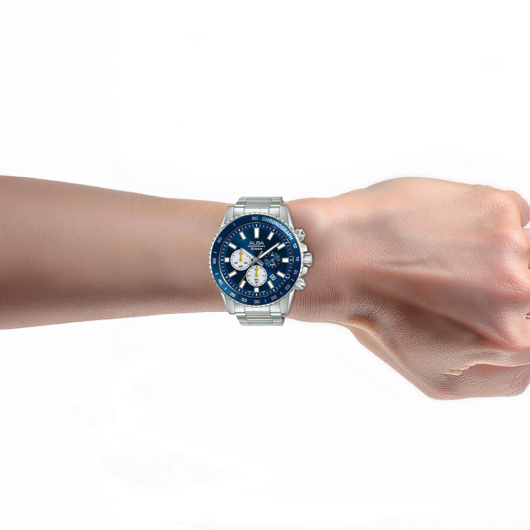 Alba AT3L15X1 Blue Dial Men&