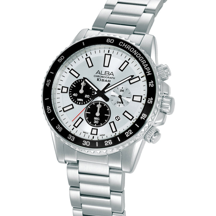 Alba AT3L19X1 Silver Dial Men&