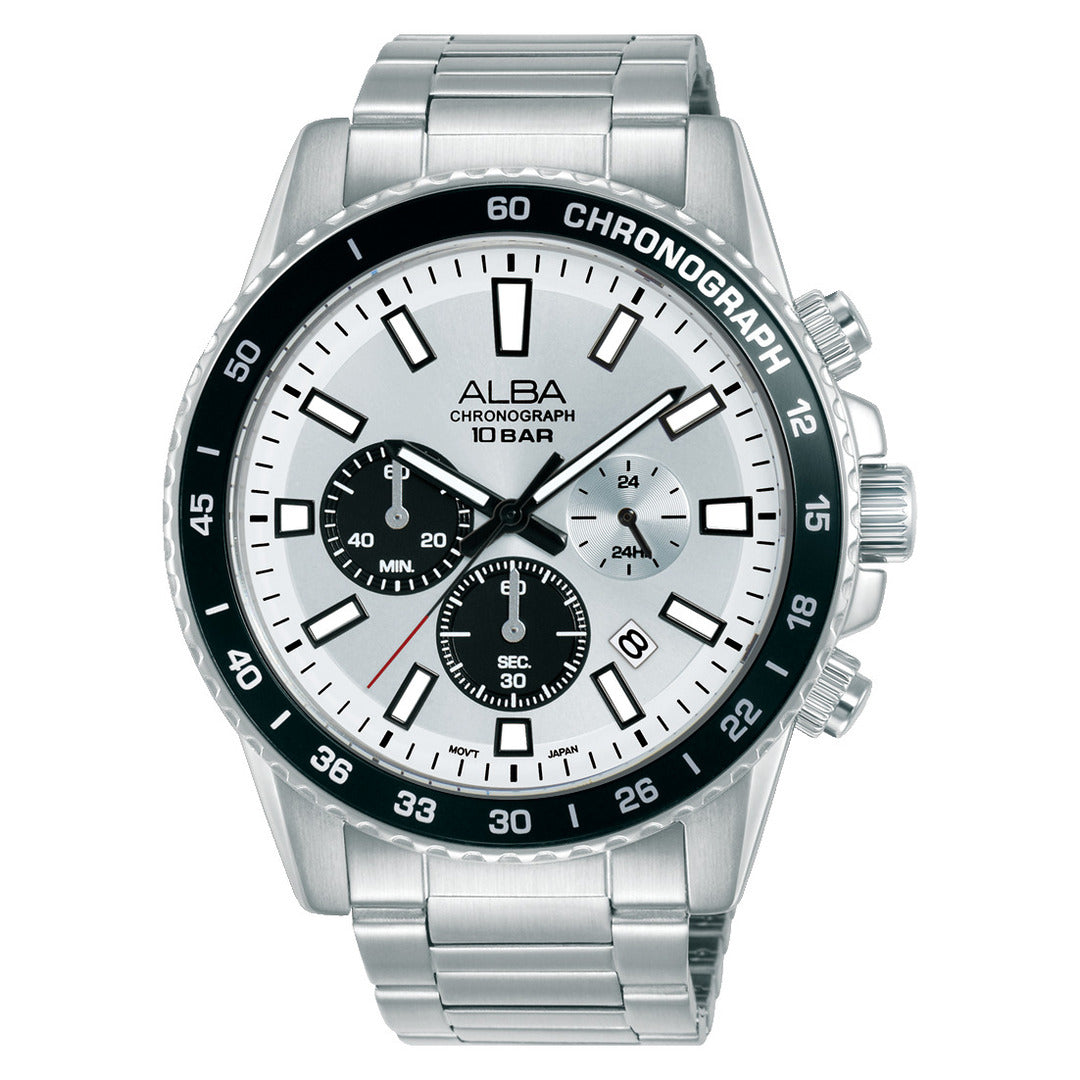 Alba AT3L19X1 Silver Dial Men&