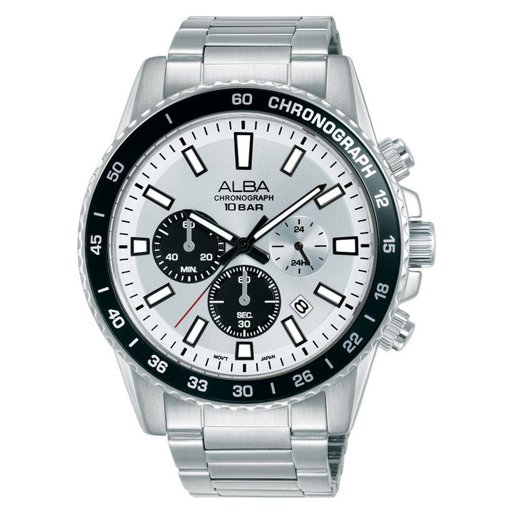 Alba AT3L19X1 Silver Dial Men&