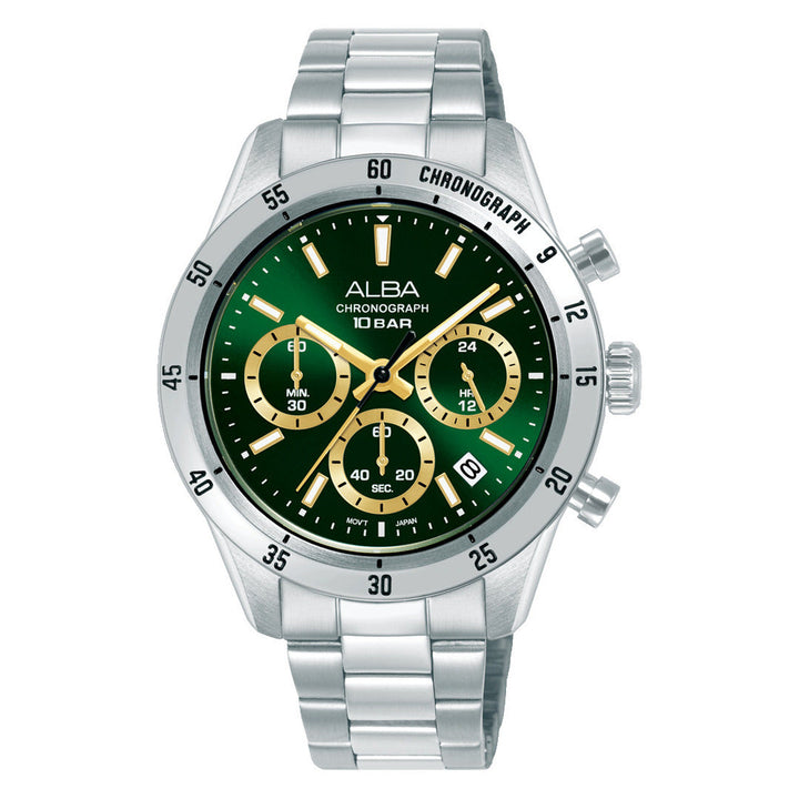 Alba AT3L23X1 Green Dial Men&