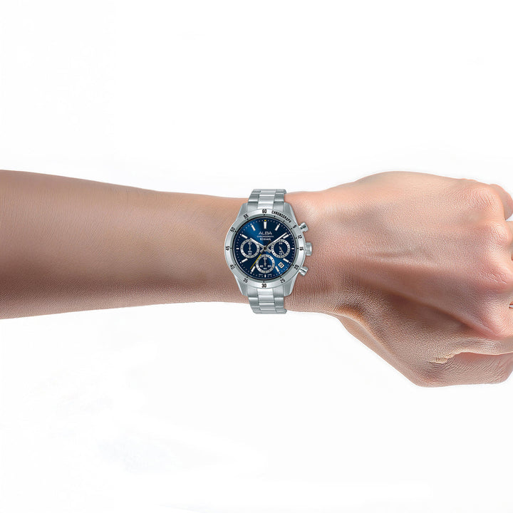 Alba AT3L25X1 Blue Dial Men&
