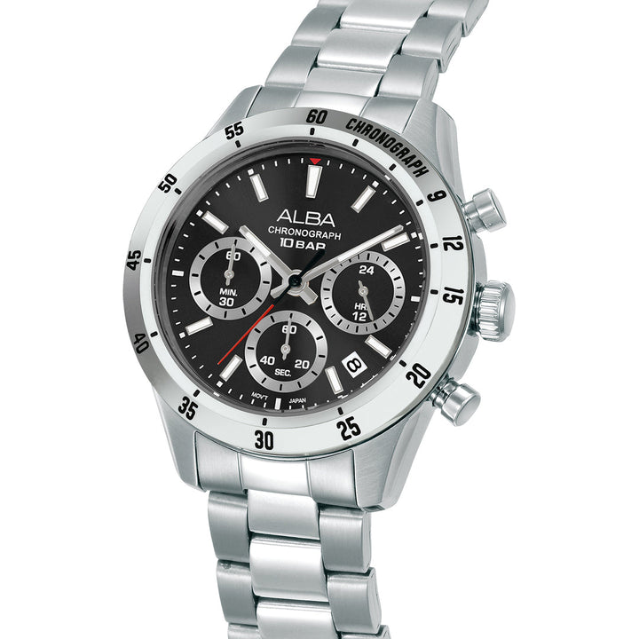 Alba AT3L27X1 Black Dial Men&