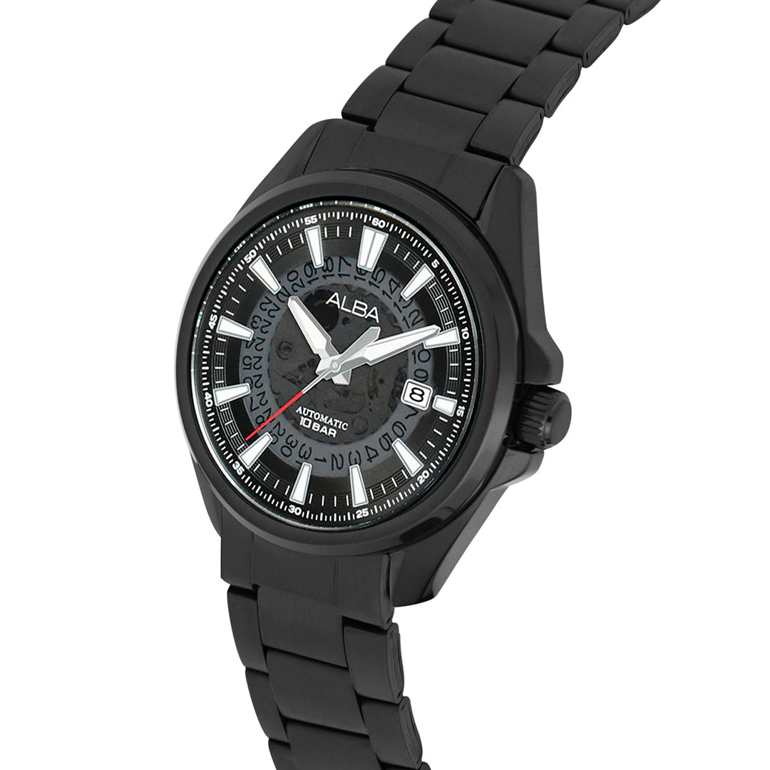 AU4025X1 Black Skeleton Dial Watch  Automatic Watch