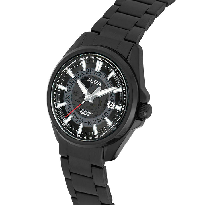 AU4025X1 Black Skeleton Dial Watch  Automatic Watch