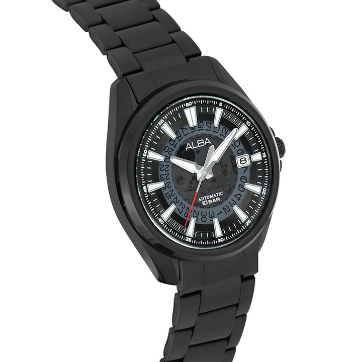 AU4025X1 Black Skeleton Dial Watch  Automatic Watch