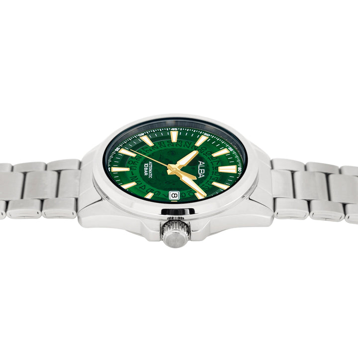 AU4027X1 Green Skeleton Dial Watch