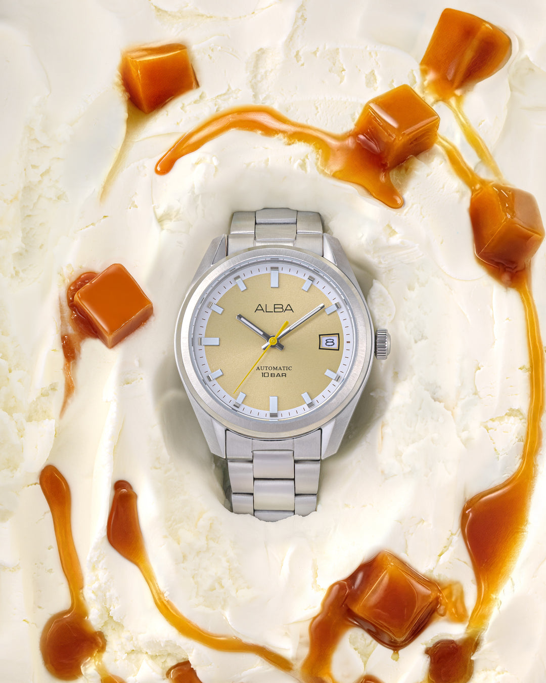 Alba AU4101X1 Caramel Dial Men&