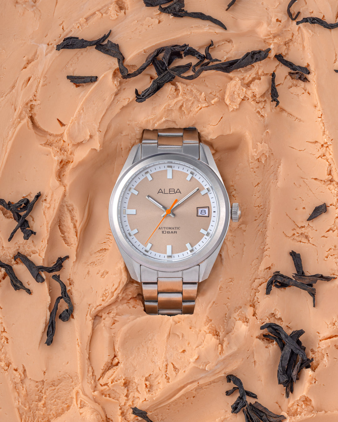 Alba AU4103X1 Orange Dial Men&