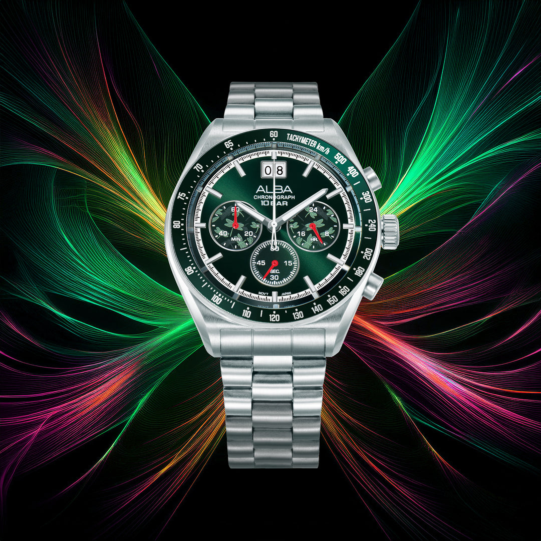 Alba AU5027X2 Green Dial Men&