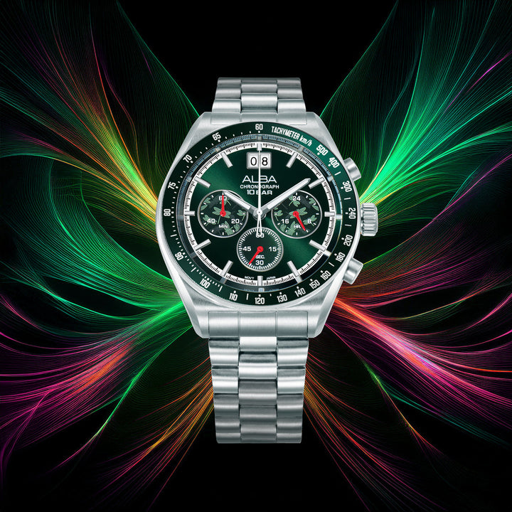 Alba AU5027X2 Green Dial Men&
