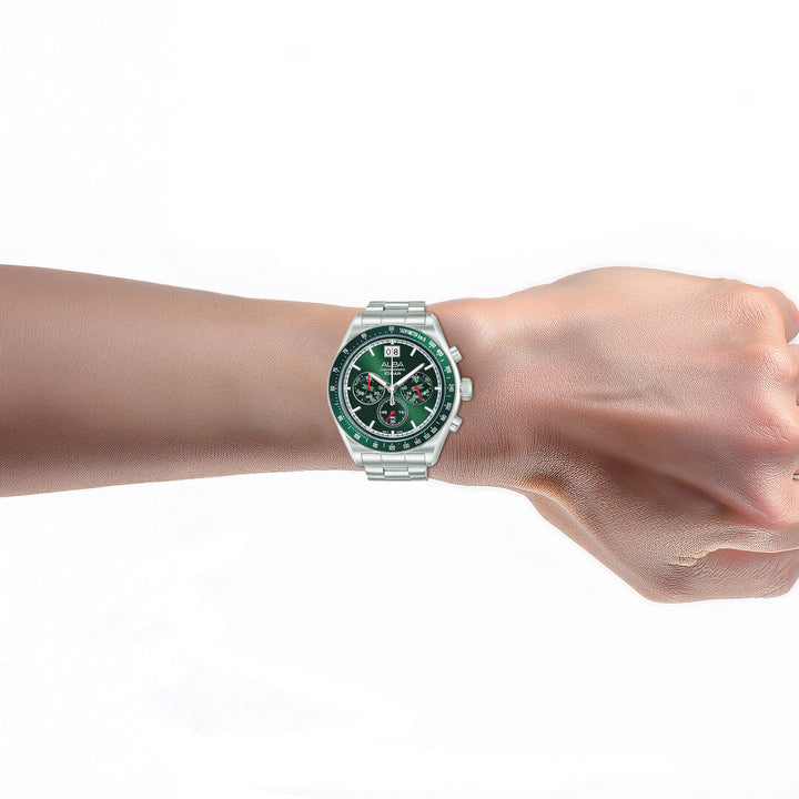 Alba AU5027X2 Green Dial Men&