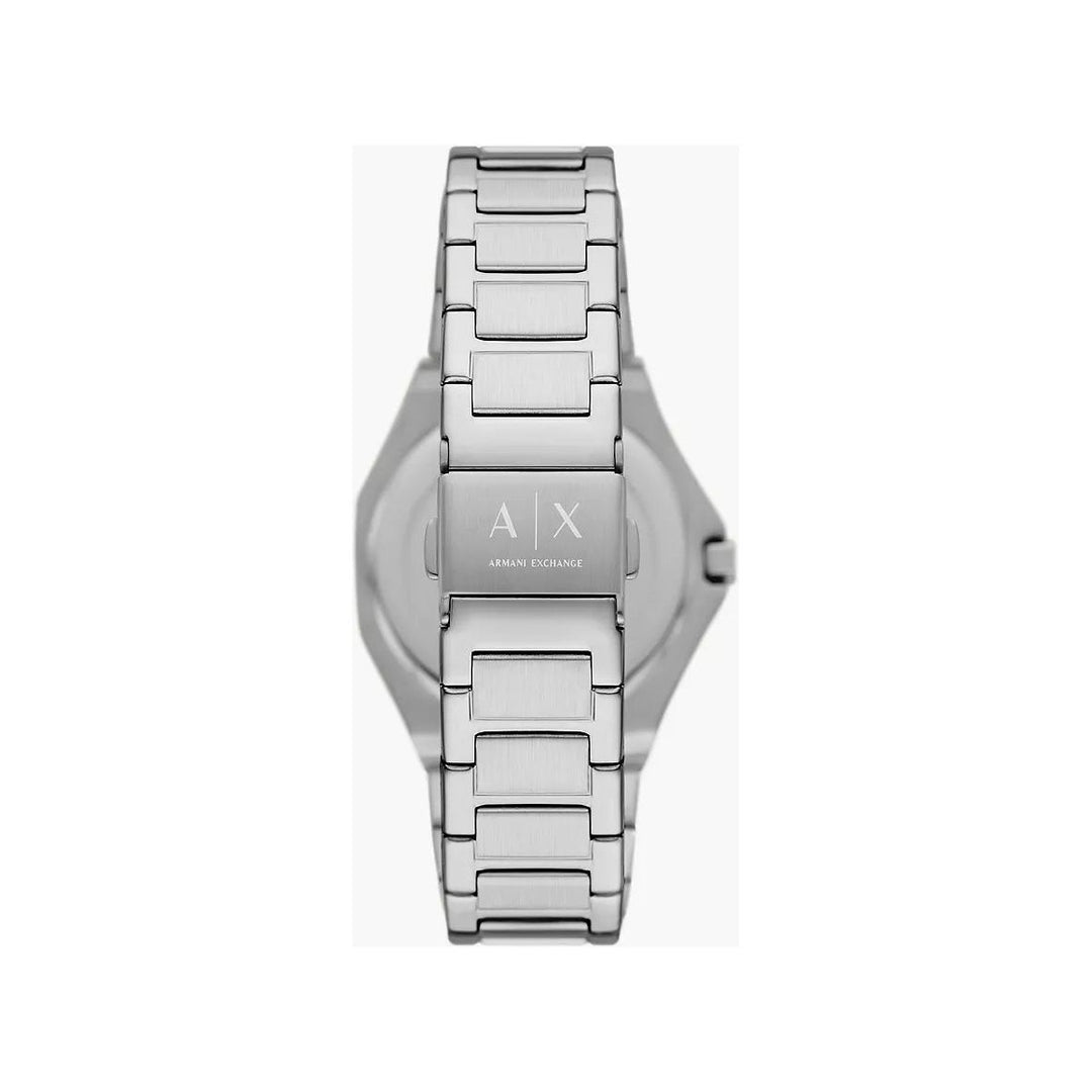 Armani Exchange Three-Hand Stainless Steel Watch AX4606