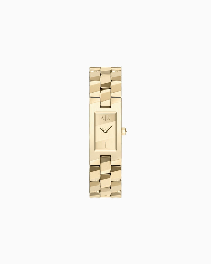 Armani Exchange AX4701 Gold Dial Women&
