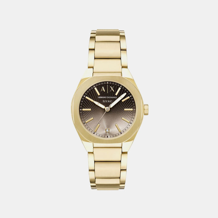 Armani Exchange AX6031 Gold Dial Women&