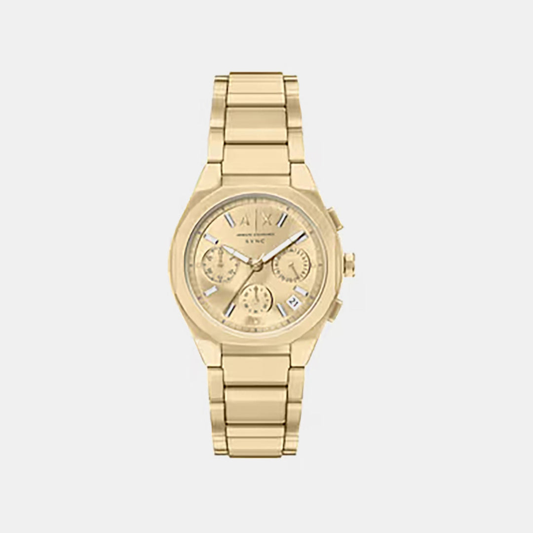 Armani Exchange AX6034 Gold Dial Women&