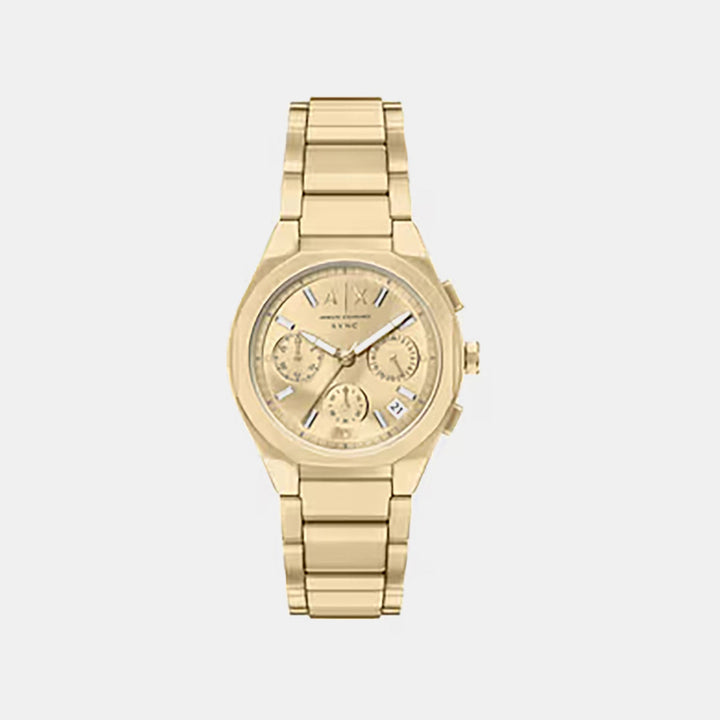 Armani Exchange AX6034 Gold Dial Women&