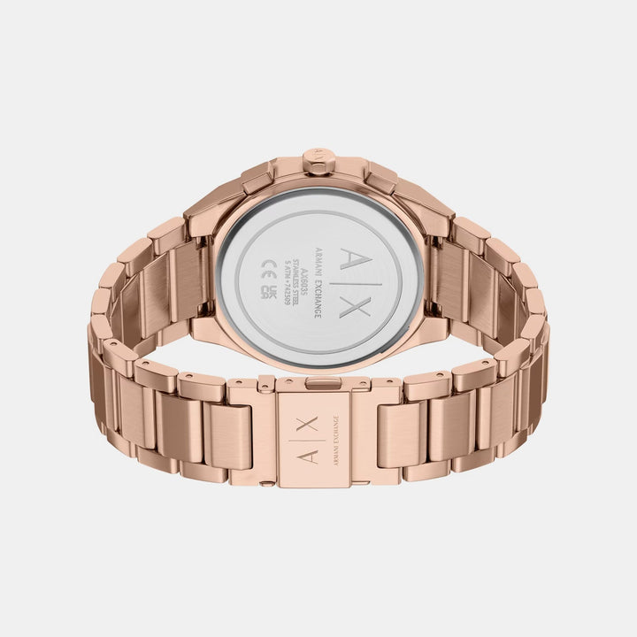 Armani Exchange AX6035 Rose Gold Dial Women&
