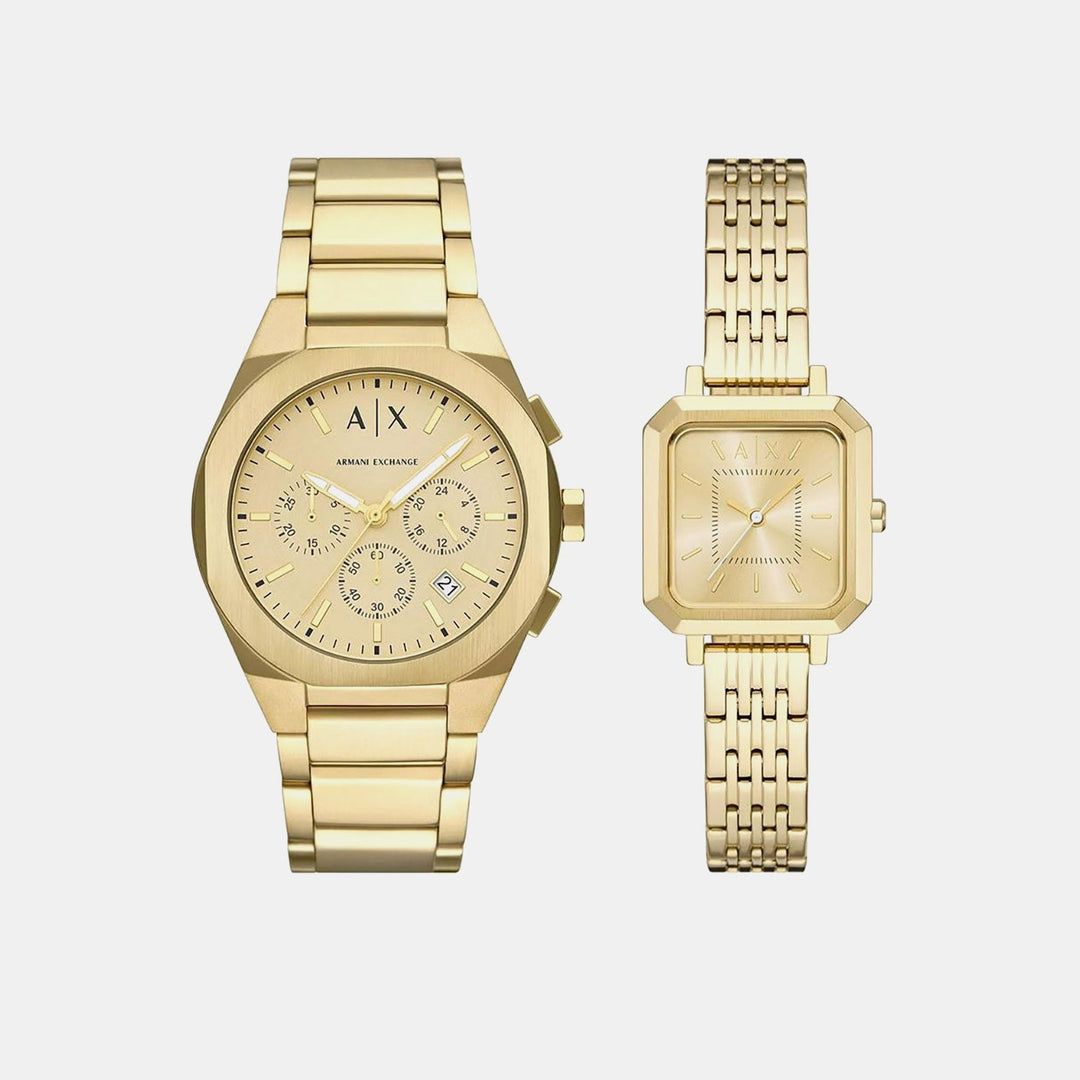 Armani Exchange AX7171SET Gold Dial Men&