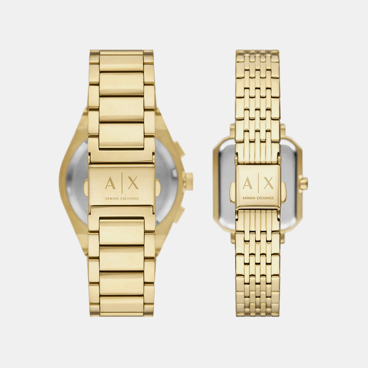 Armani Exchange AX7171SET Gold Dial Men&