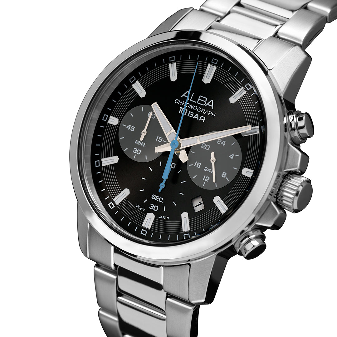 AT3J57X1 Charcoal Black Dial Chronograph