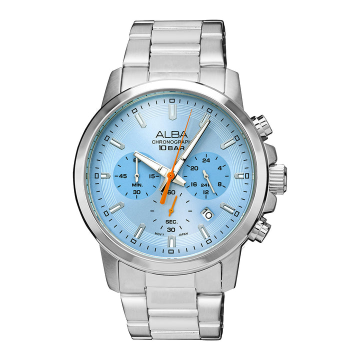 AT3J59X1 Sky Blue Dial Chronograph