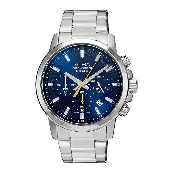 AT3J55X1 Navy Blue Dial Chronograph