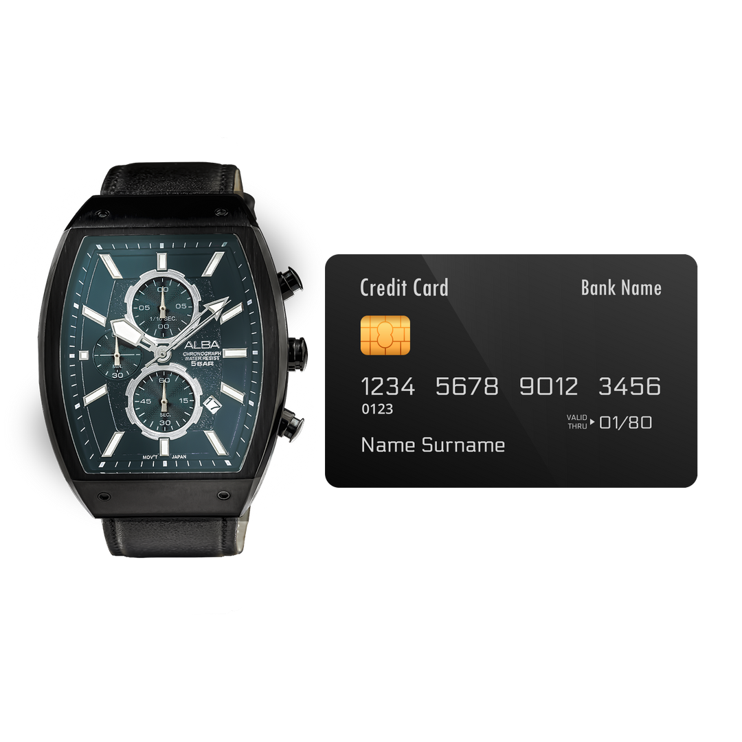 Alba AM3999X1 Black Dial Men&