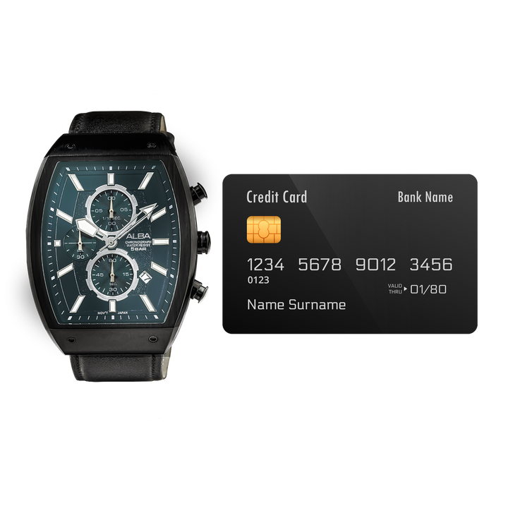 Alba AM3999X1 Black Dial Men&