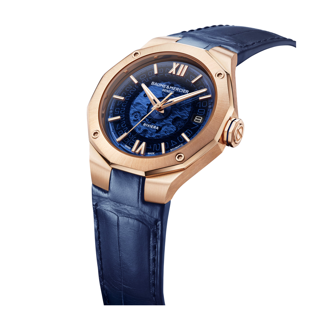 Baume &amp; Mercier Riviera 10815 Automatic Blue Dial Men&